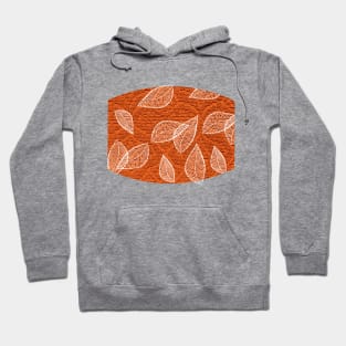 Retro Orange Leaves Hoodie